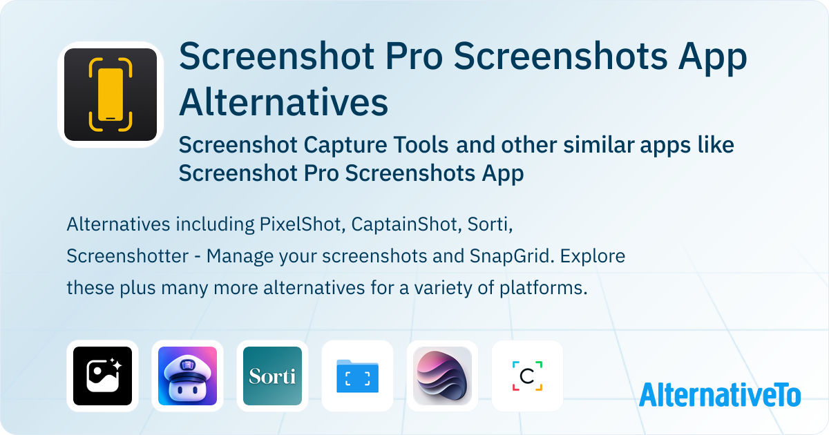 Screenshot Pro Screenshots App Alternatives: Top 7 Screenshot Capture ...