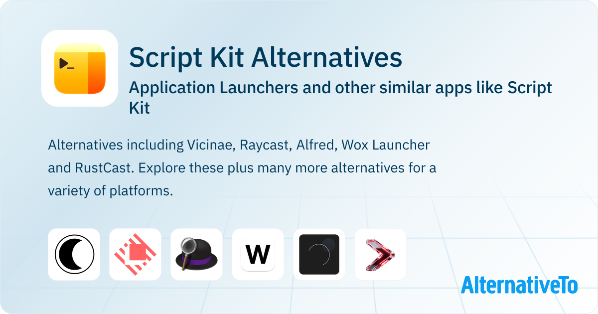 Script Kit Alternatives: Top 19 Application Launchers & Similar Apps ...