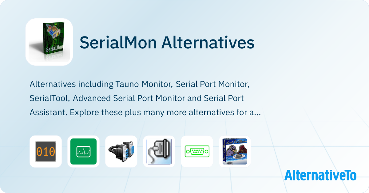 SerialMon Alternatives - Explore Similar Software | AlternativeTo