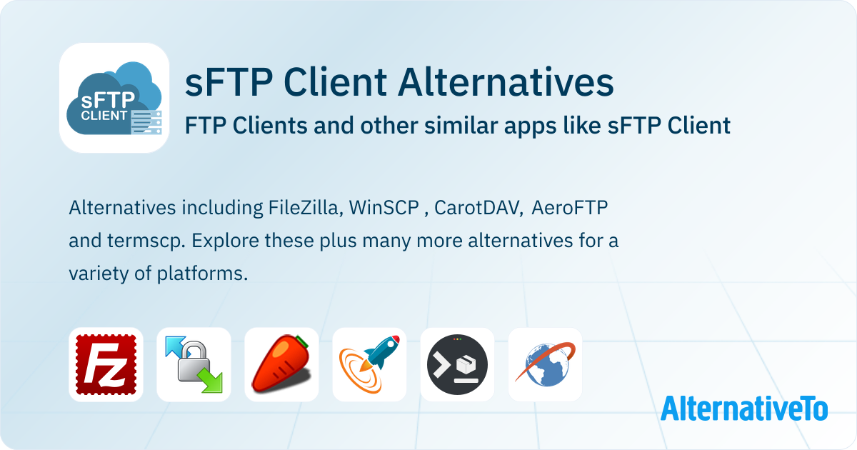 sFTP Client Alternatives: Top 24 FTP Clients & Similar Apps | AlternativeTo