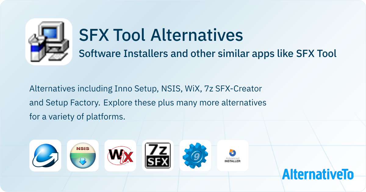 SFX Tool Alternatives: Top 12 Software Installers & Similar Apps ...