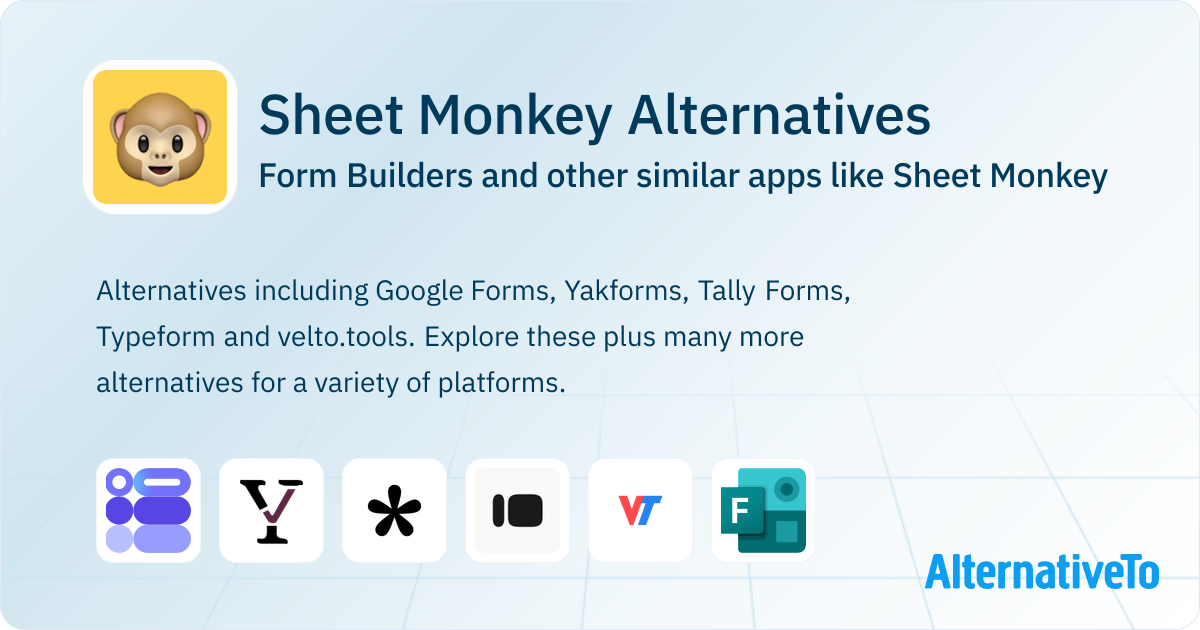Sheet Monkey Alternatives: Top 21 Form Builders & Similar Apps ...