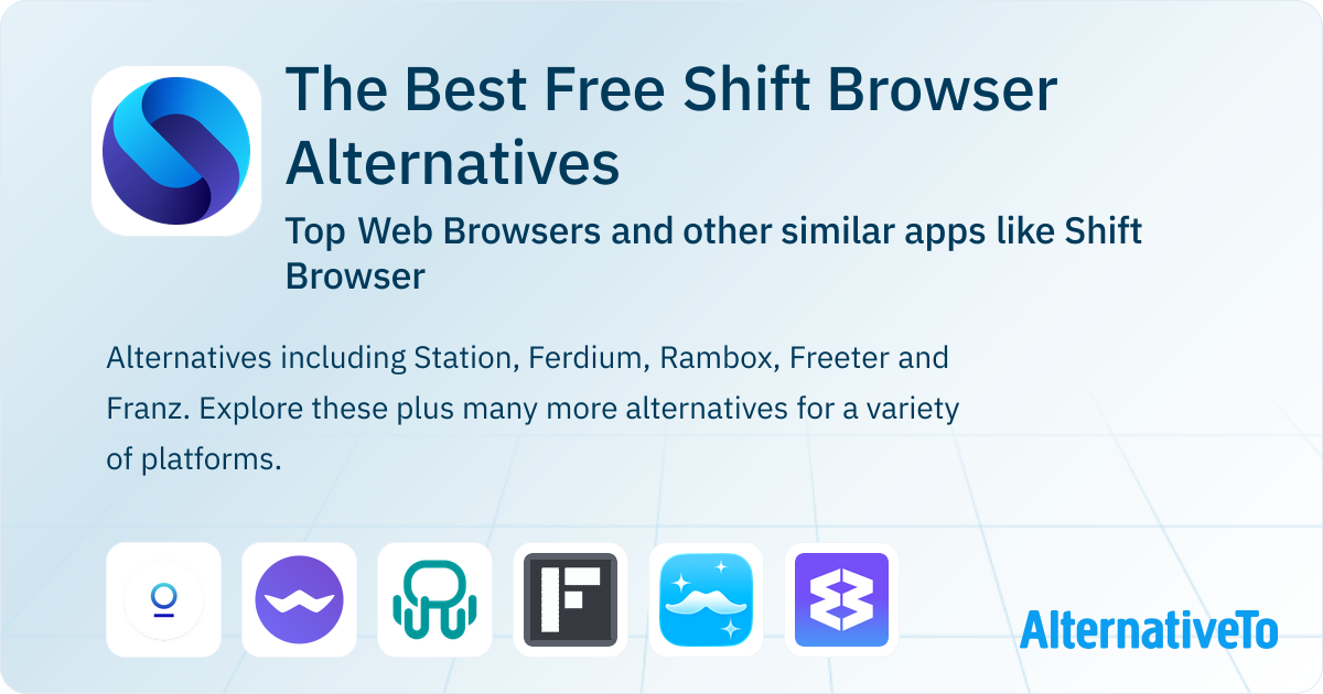 Free Shift Browser Alternatives: Top 12 Web Browsers | AlternativeTo