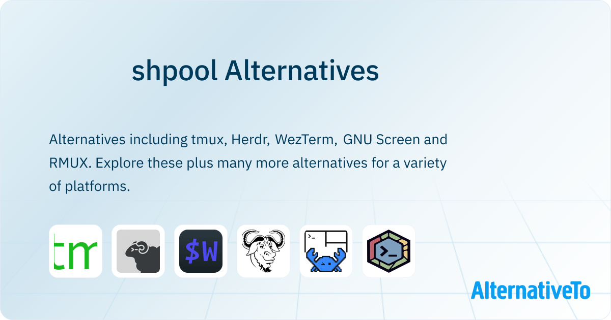shpool Alternatives - Explore Similar Software | AlternativeTo