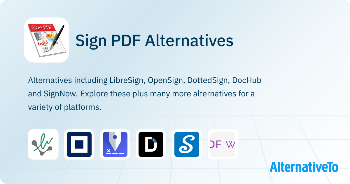 Sign PDF Alternatives - Explore Similar Software | AlternativeTo