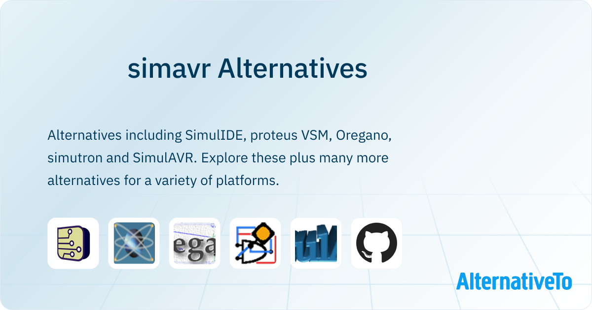 Simavr simavr Alternatives - Explore Similar Software | AlternativeTo