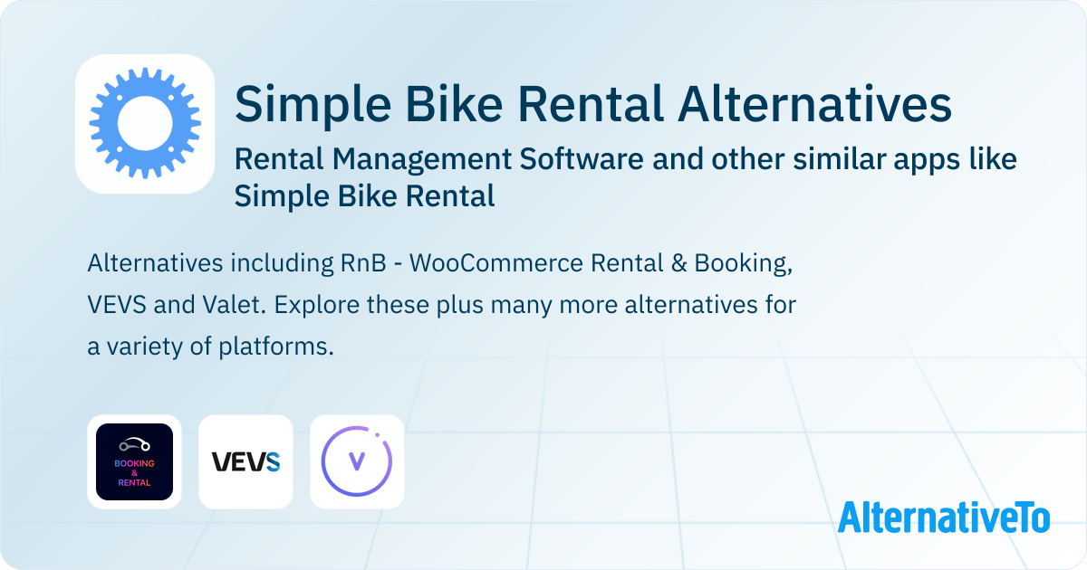 Simple Bike Rental Alternatives: Top 3 Rental Management Software ...
