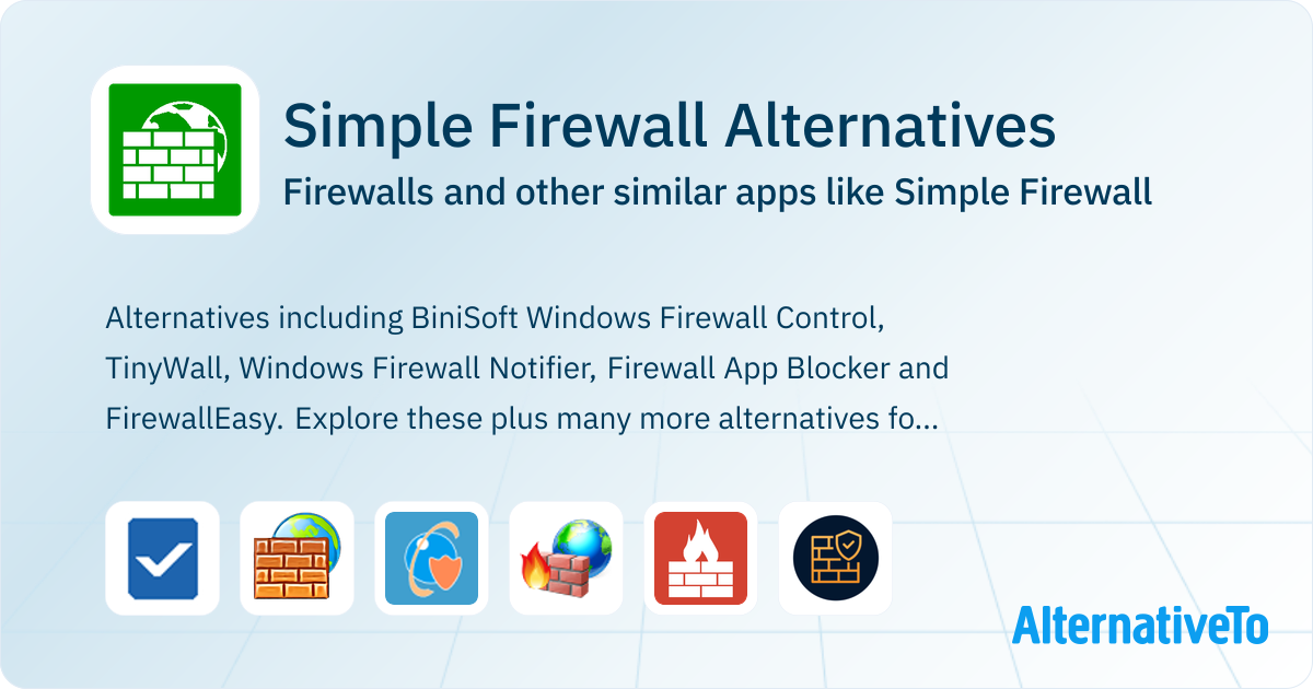Simple Firewall Alternatives: Top 7 Firewalls & Similar Apps ...