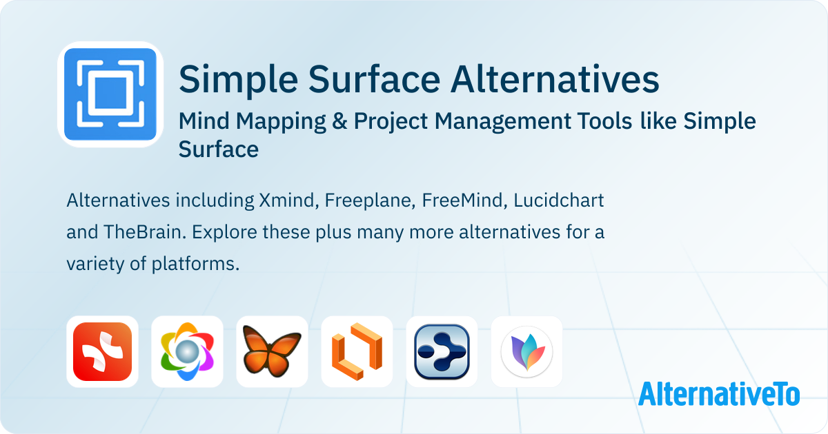 Simple Surface Alternatives: Top 12 Mind Mapping Tools | AlternativeTo