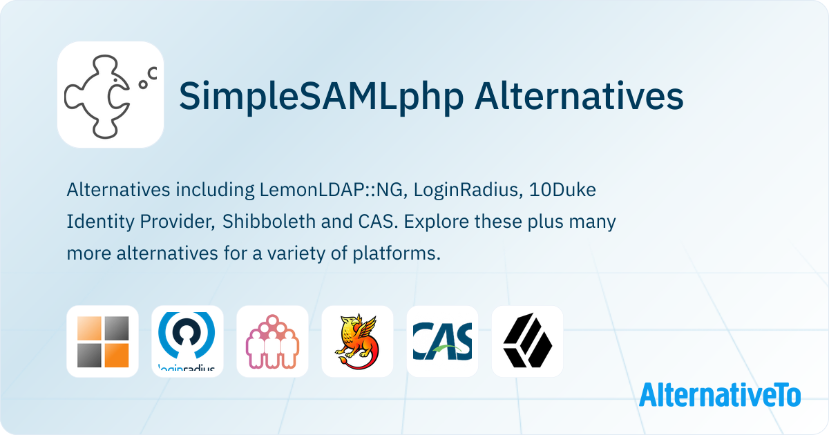 SimpleSAMLphp Alternatives - Explore Similar Sites & Apps | AlternativeTo