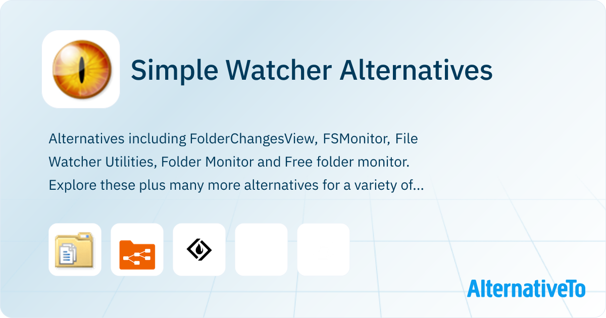 Simple Watcher Alternatives - Explore Similar Software | AlternativeTo