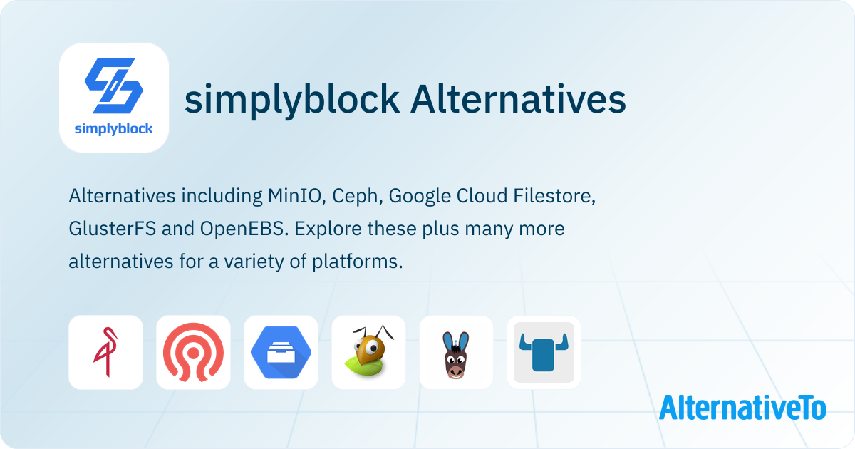 simplyblock Alternatives - Explore Similar Apps & Services | AlternativeTo