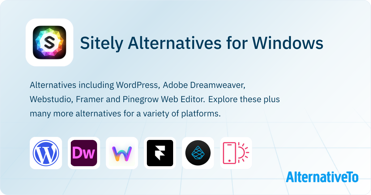 Sitely Alternatives for Windows: Top 18 Website Builders & Similar Apps ...