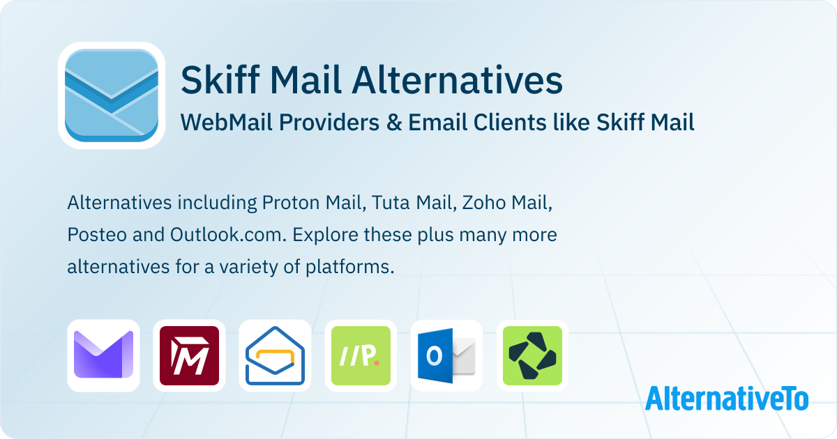 Skiff Mail Alternatives: Top 12 WebMail Providers | AlternativeTo