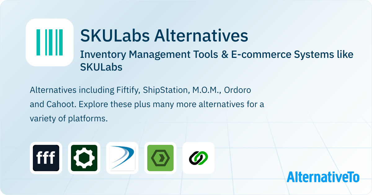 SKULabs Alternatives: Top 4 Inventory Management Tools & Similar Apps ...