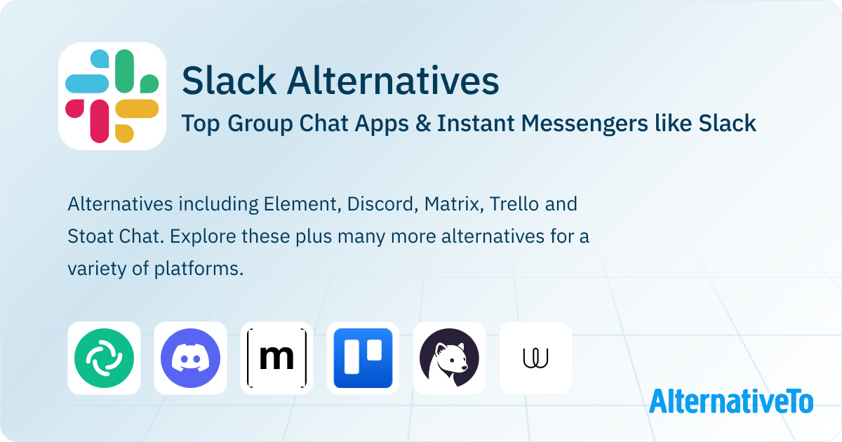 Best Slack Alternatives: Top Group Chat Apps in 2026 | AlternativeTo