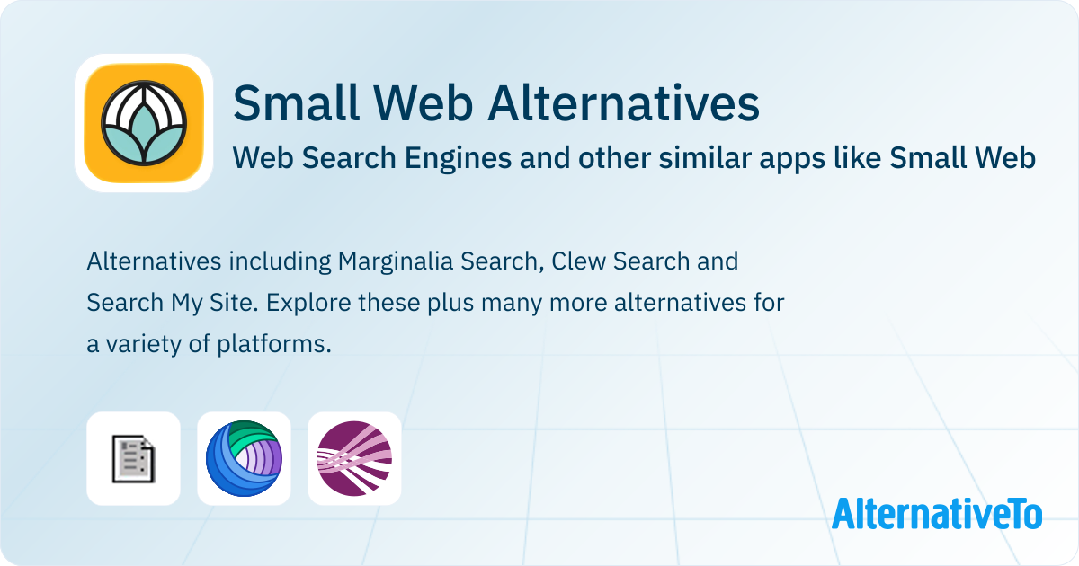Web Net For Engine Small Web Alternatives: Top 3 Web Search Engines & Similar Apps ...