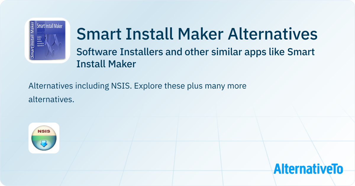 Smart Install Maker Alternatives: Top 1 Software Installers & Similar ...
