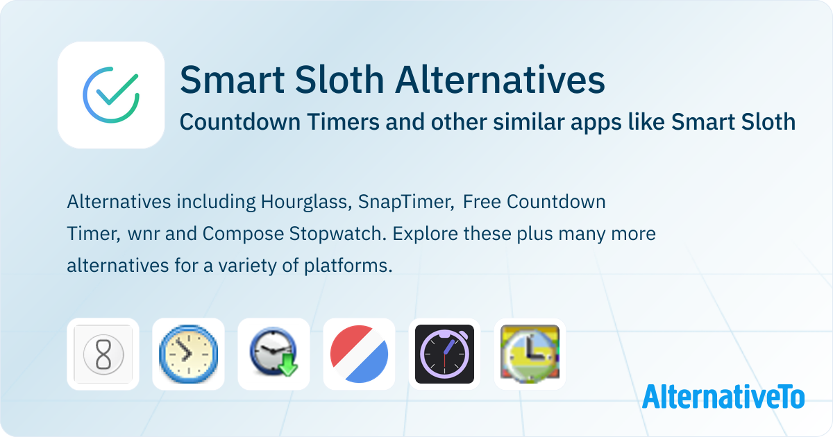 Smart Sloth Alternatives: Top 12 Countdown Timers & Similar Apps ...