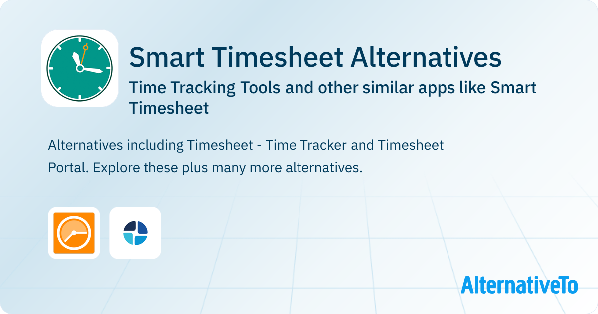 Smart Timesheet Alternatives: Top 2 Time Tracking Tools & Similar Apps ...