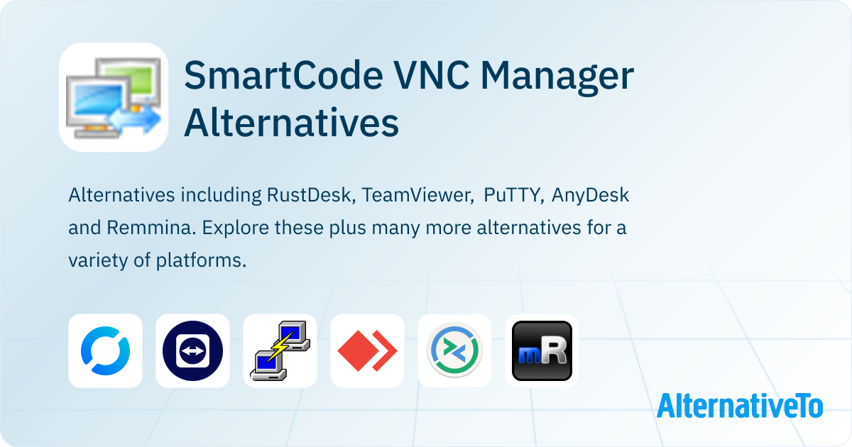 SmartCode VNC Manager Alternatives - Explore Similar Software ...