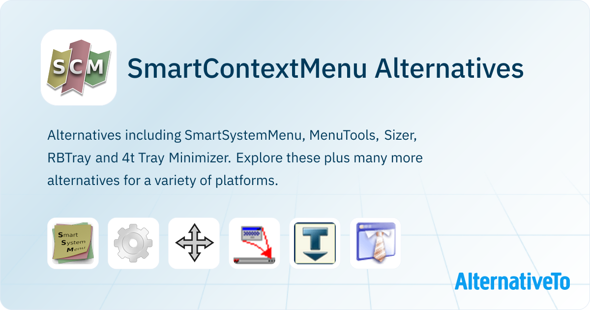 SmartContextMenu Alternatives - Explore Similar Software | AlternativeTo