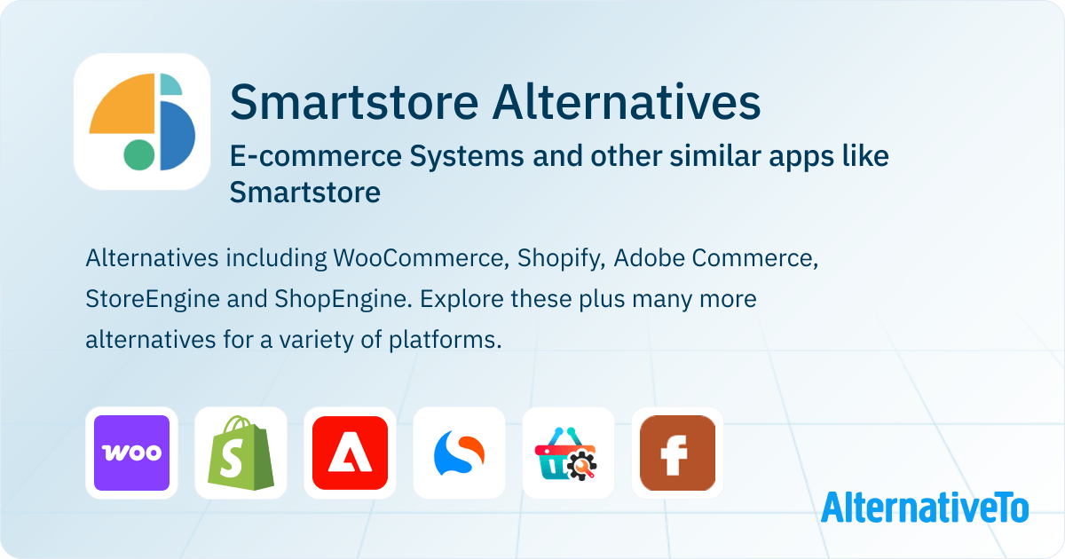 Smartstore Alternatives: Top 10 E-commerce Systems & Similar Apps ...
