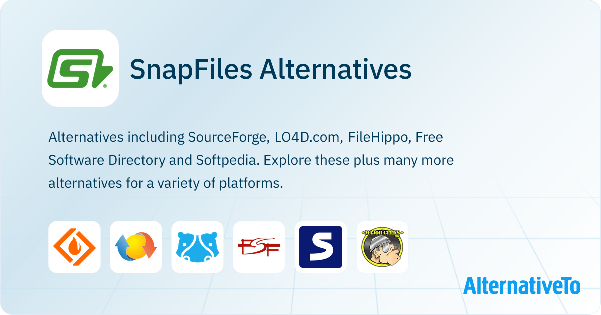 12 Great SnapFiles Alternatives: Top Similar Sites & Apps | AlternativeTo