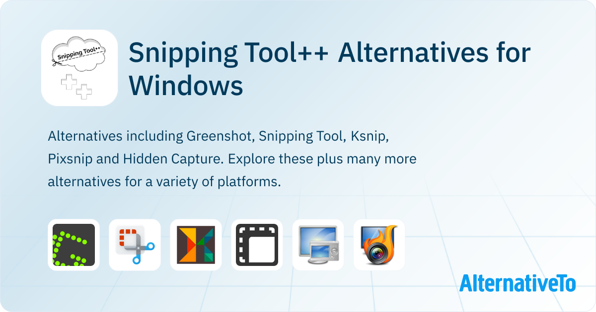Snipping Tool++ Alternatives for Windows: Top 13 Screenshot Capture ...