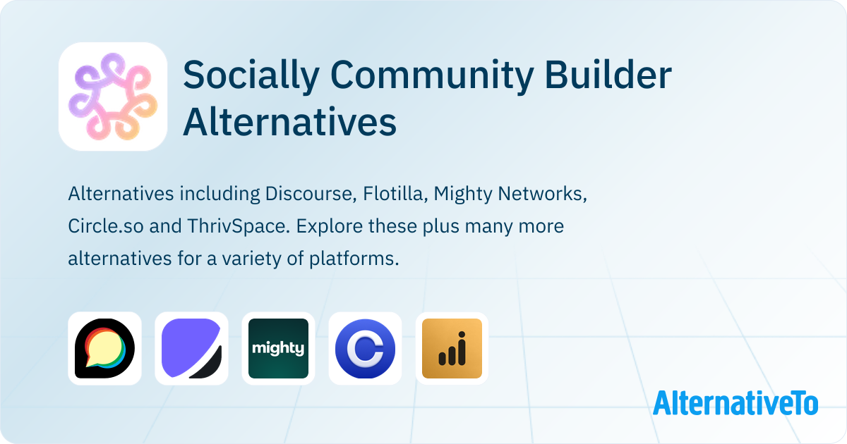 Socially Community Builder Alternatives - Explore Similar Sites & Apps ...