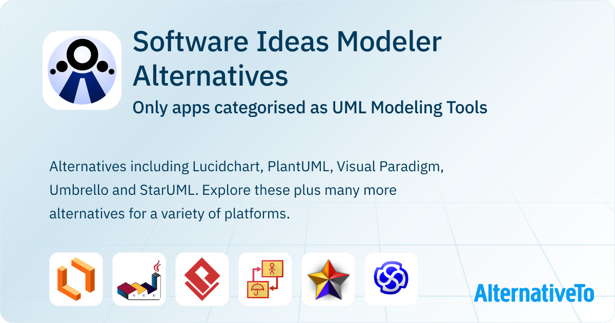 Software Ideas Modeler Alternatives: Top 24 UML Modeling Tools ...