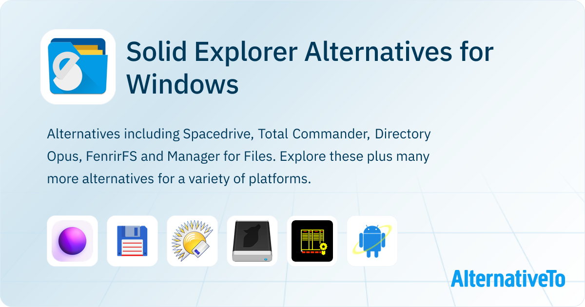 Solid Explorer Alternatives for Windows: Top 9 File Managers ...