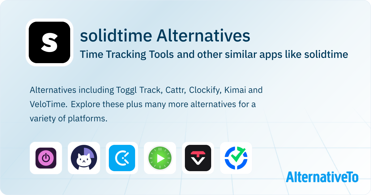 solidtime Alternatives: Top 12 Time Tracking Tools & Similar Apps ...