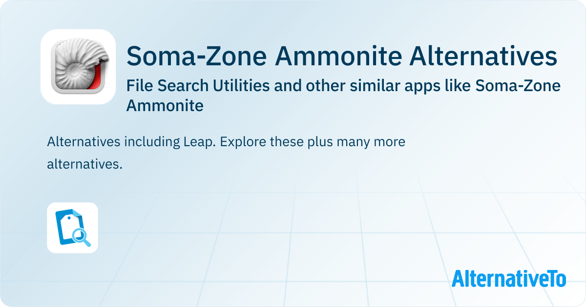 Soma-Zone Ammonite Alternatives: Top 1 File Search Utilities & Similar ...