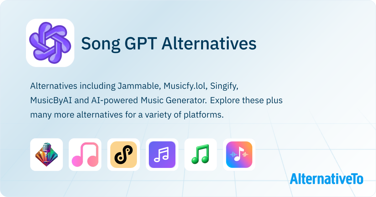 Song Service Song GPT Alternatives - Explore Similar Apps & Services | AlternativeTo