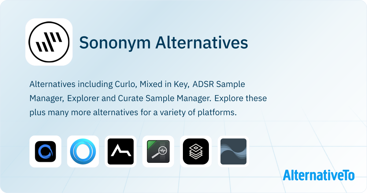 Sononym Alternatives - Explore Similar Software | AlternativeTo