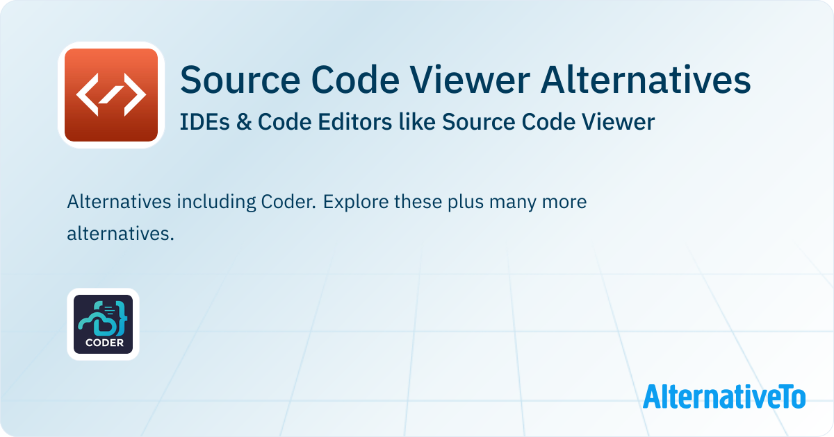 Source Code Viewer Alternatives: Top 1 IDEs & Code Editors | AlternativeTo