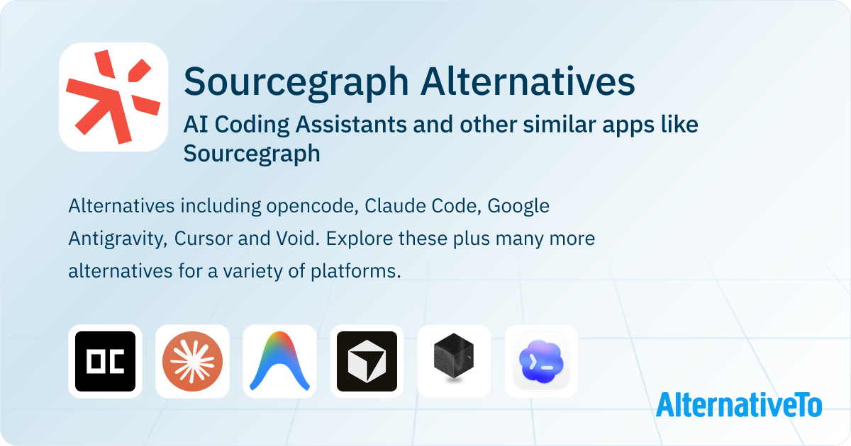 Graph Api Alternatives Sourcegraph Alternatives: Top 12 AI Coding Assistants & Similar Apps ...
