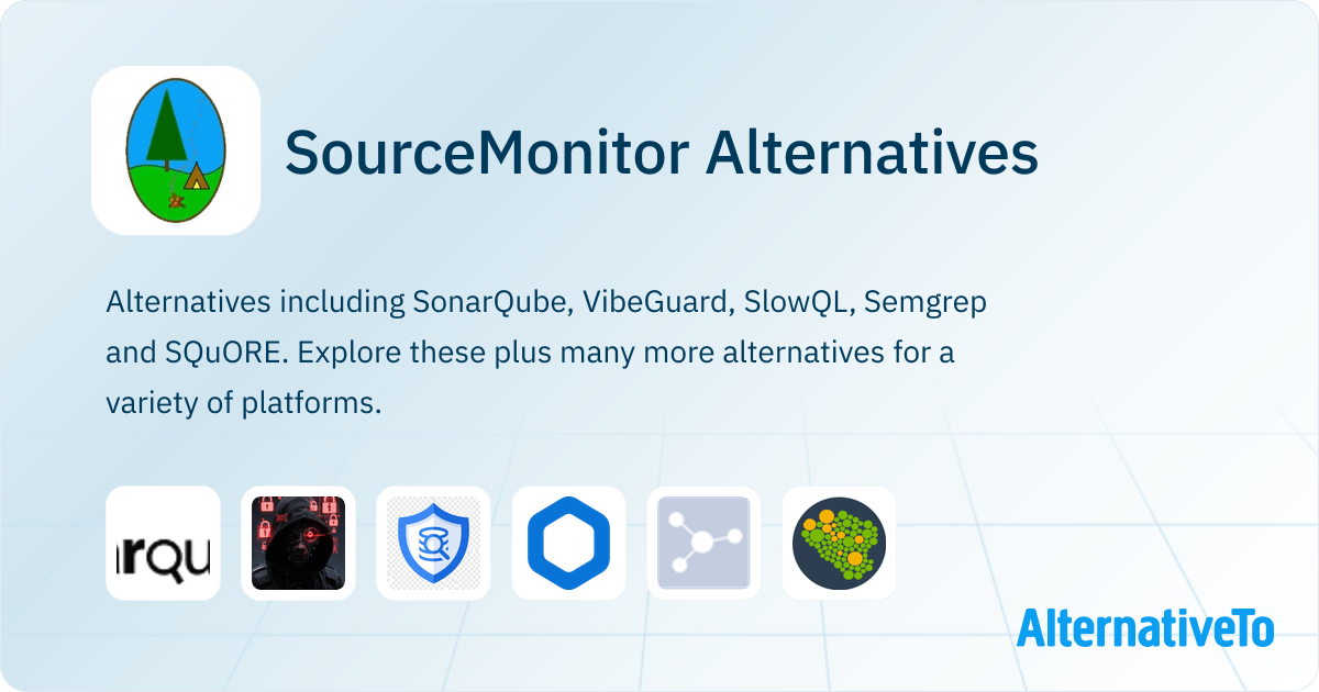 Source Code Monitor SourceMonitor Alternatives - Explore Similar Software | AlternativeTo