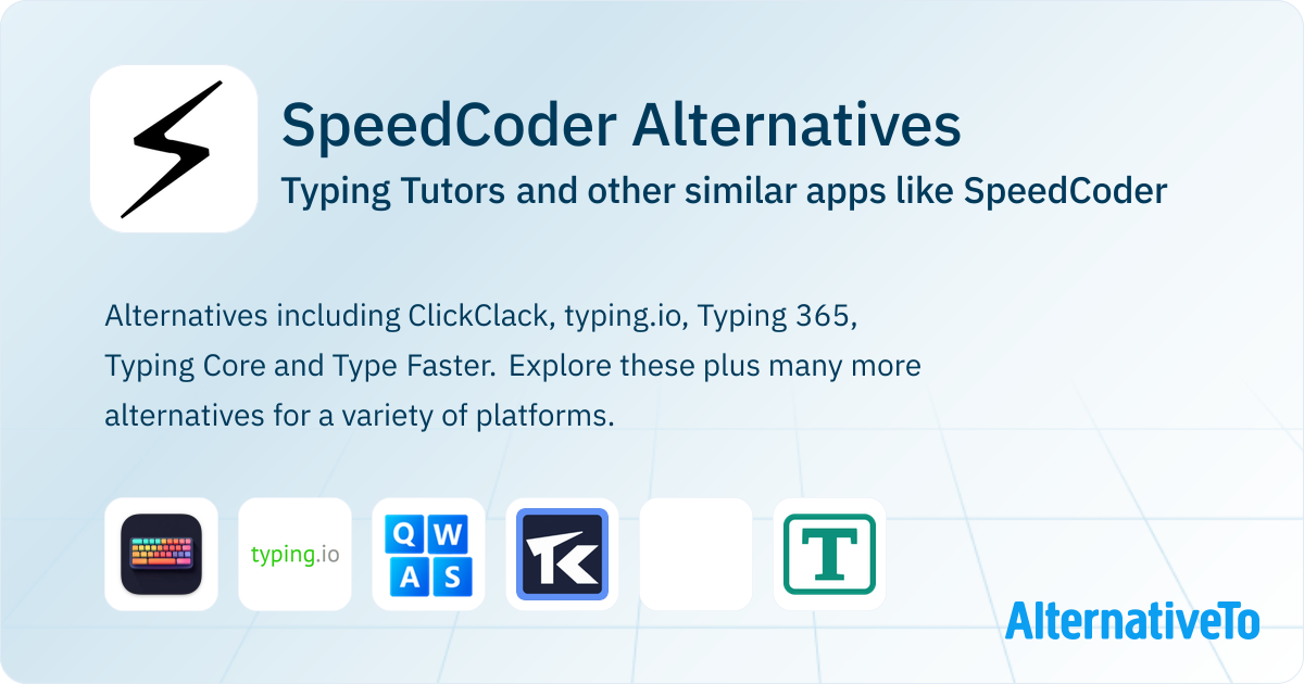 SpeedCoder Alternatives: Top 8 Typing Tutors & Similar Websites ...
