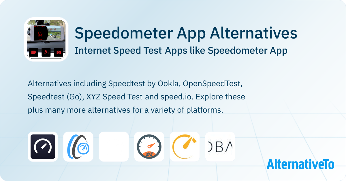 Speedometer App Alternatives: Top 9 Internet Speed Test & Similar Apps ...