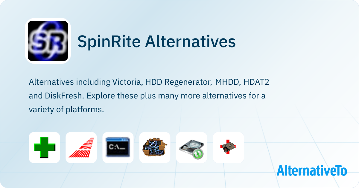 SpinRite Alternatives - Explore Similar Software | AlternativeTo