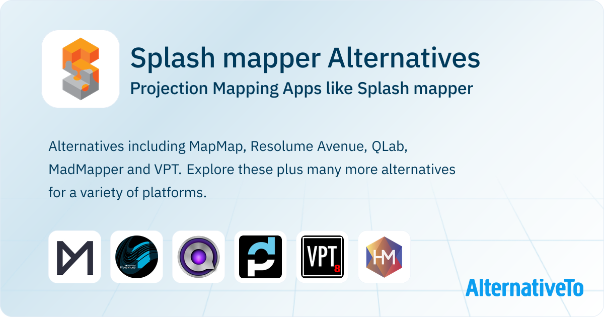 Splash mapper Alternatives: Top 8 Projection Mapping & Similar Apps ...