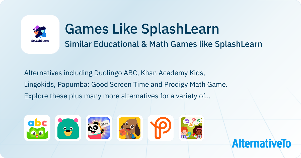 Splashlearn Website Games Like SplashLearn: Similar Educational & Math Games 2026 ...