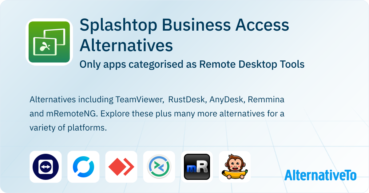 Splashtop Business Access Alternatives: Top 12 Remote Desktop Tools ...