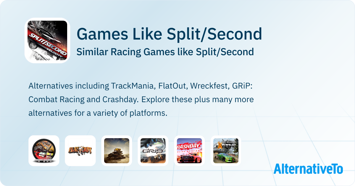 Second Game Games Like Split/Second: Similar Racing Games | AlternativeTo