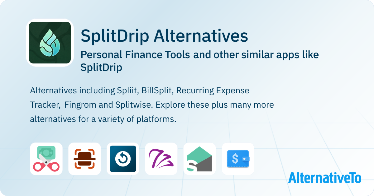 SplitDrip Alternatives: Top 12 Personal Finance Tools & Similar Apps ...