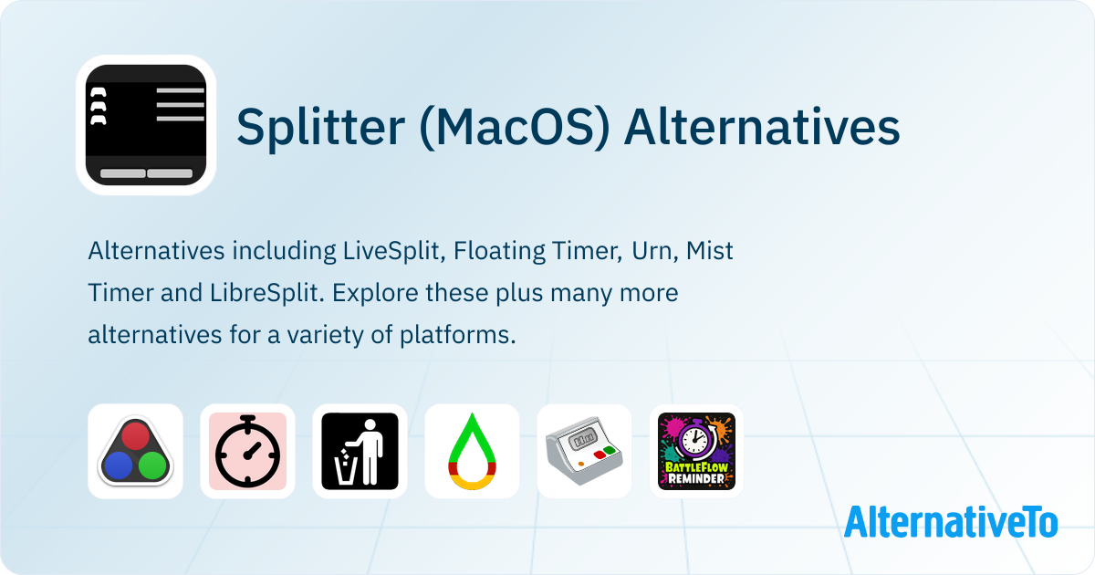 Splitter (MacOS) Alternatives - Explore Similar Software | AlternativeTo