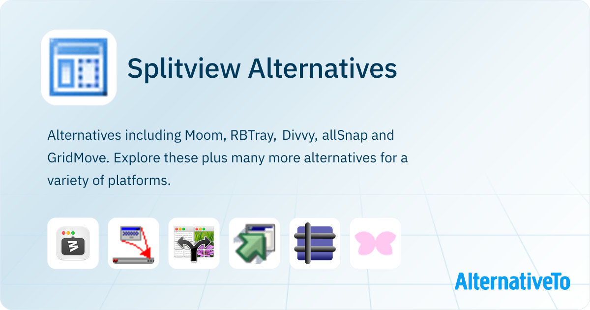 Splitview Alternatives - Explore Similar Software | AlternativeTo