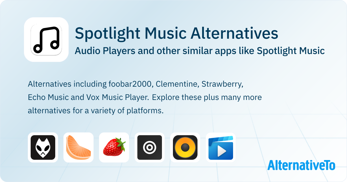 Spotlight Music Alternatives: Top 15 Audio Players & Similar Apps ...